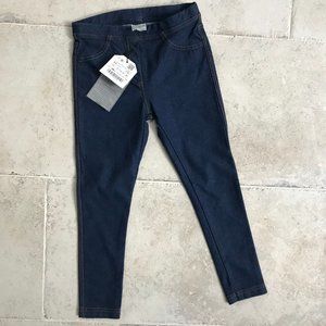 Zara Girls casual collection denim jeggings 5/6